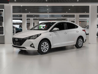 2022 Hyundai Solaris II Рестайлинг, белый, 1645000 рублей, вид 1