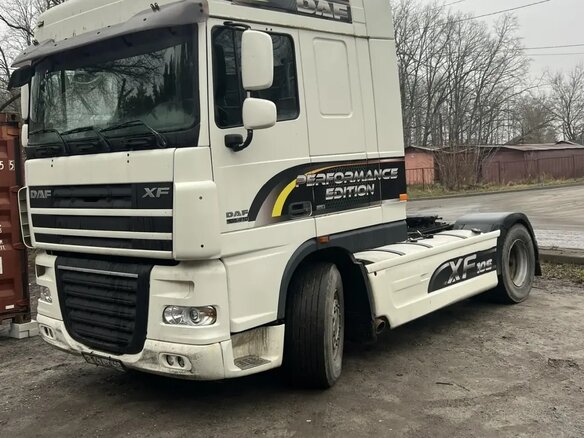 2008 DAF XF 105, белый, 2000000 рублей