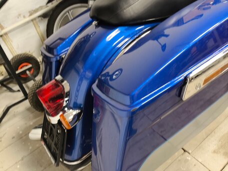 2010 Harley-Davidson Road King, синий, 920000 рублей, вид 2
