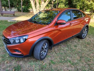 2019 Lada (ВАЗ) Vesta Cross I, оранжевый, 890000 рублей, вид 2