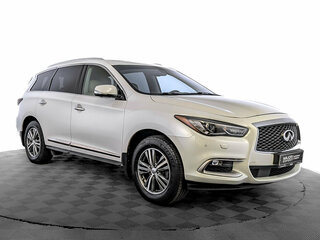 2016 Infiniti QX60 I Рестайлинг, белый, 1990000 рублей, вид 3