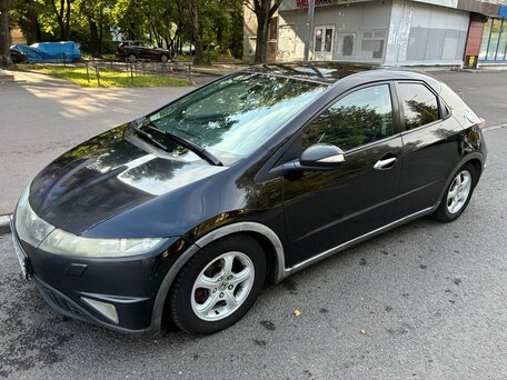 2008 Honda Civic VIII, чёрный, 580000 рублей, вид 2