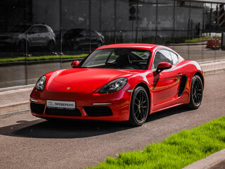 2018 Porsche Cayman III 718 (982), красный, 6500000 рублей, вид 3