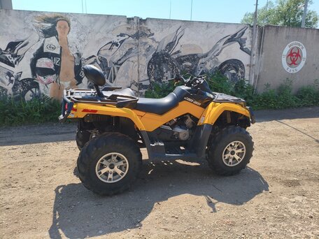 2010 BRP Can-Am Outlander 800, жёлтый, 699000 рублей, вид 2