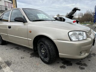 2003 Hyundai Accent II, бежевый, 300000 рублей, вид 2