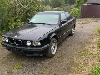 1990 BMW 5 серии 520i III (E34), чёрный, 800000 рублей, вид 1