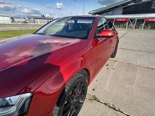 2015 Audi A4 IV (B8) Рестайлинг, красный, 1280000 рублей, вид 4