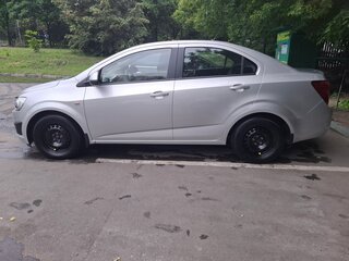 2012 Chevrolet Aveo II, серебристый, 615000 рублей, вид 5