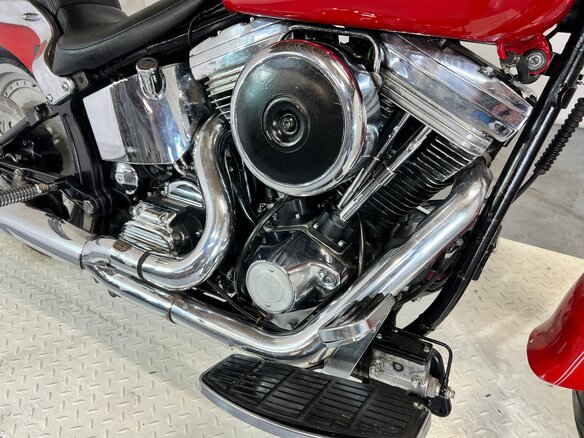 1998 Harley-Davidson Fat Boy, пурпурный, 610000 рублей - вид 17
