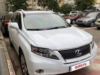 2010 Lexus RX 450h III, белый, 2100000 рублей, вид 1