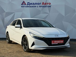 2021 Hyundai Elantra VII (CN7), белый, 1920000 рублей, вид 3