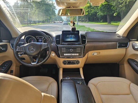 2017 Mercedes-Benz GLS 400 I (X166), коричневый, 3600000 рублей - вид 14