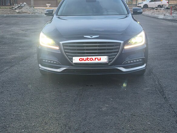 2017 Genesis G80 I, синий, 2200000 рублей - вид 1