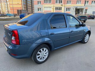 2010 Renault Logan I Рестайлинг, синий, 400000 рублей, вид 4