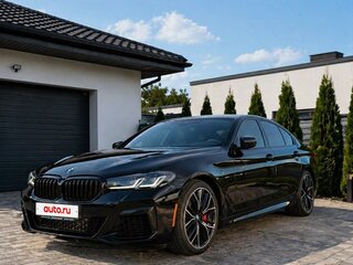 2021 BMW 5 серии 540i VII (G30/G31/G38) Рестайлинг, чёрный, 3800000 рублей, вид 2