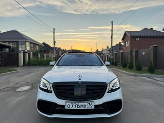 2014 Mercedes-Benz S-Класс AMG 63 AMG Long III (W222, C217), белый, 3500000 рублей, вид 3