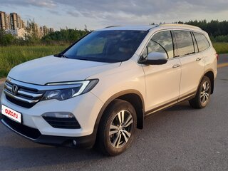 2018 Honda Pilot III, белый, 3280000 рублей, вид 2