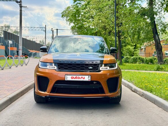 2019 Land Rover Range Rover Sport SVR II Рестайлинг, оранжевый - вид 1