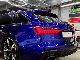 2021 Audi RS 6 IV (C8), синий, 12950000 рублей, вид 2