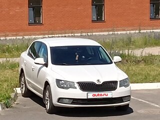 2014 Skoda Superb DSG II Рестайлинг, белый, 890000 рублей, вид 3
