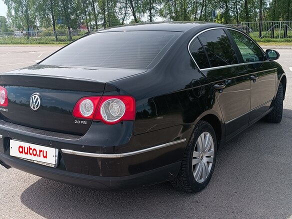 2005 Volkswagen Passat B6, чёрный - вид 4