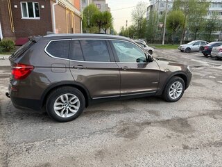 2014 BMW X3 28i xDrive II (F25) Рестайлинг, коричневый, 1500000 рублей, вид 4