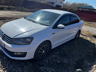 2016 Volkswagen Polo V Рестайлинг, белый, 1200000 рублей, вид 1