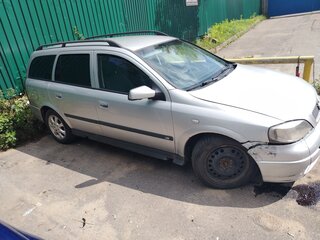 2004 Opel Astra G, серебристый, 137000 рублей, вид 2