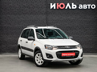 2016 Lada (ВАЗ) Kalina Cross II, белый, 600000 рублей, вид 3