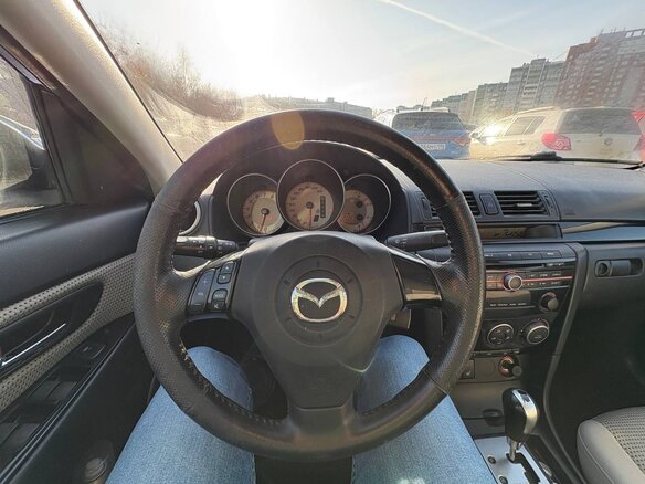 2008 Mazda 3 4-speed I (BK) Рестайлинг, синий - вид 12