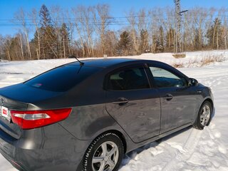 2011 Kia Rio 4-speed III, серый, 850000 рублей, вид 4