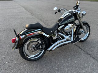 2007 Harley-Davidson Fat Boy, чёрный, 840000 рублей, вид 3