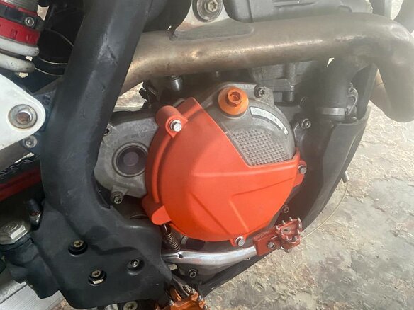2017 KTM 250 EXC F, оранжевый - вид 4