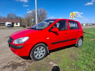 2008 Hyundai Getz I Рестайлинг, красный, 370000 рублей, вид 4