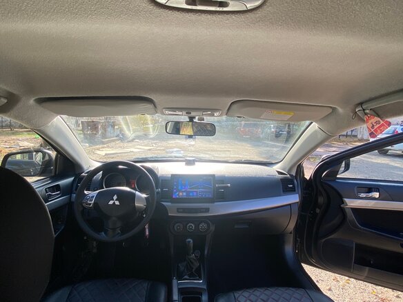 2008 Mitsubishi Lancer X, чёрный, 460000 рублей - вид 8