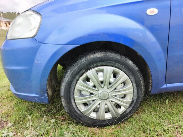 2008 Chevrolet Aveo I Рестайлинг, синий, 450000 рублей - вид 12