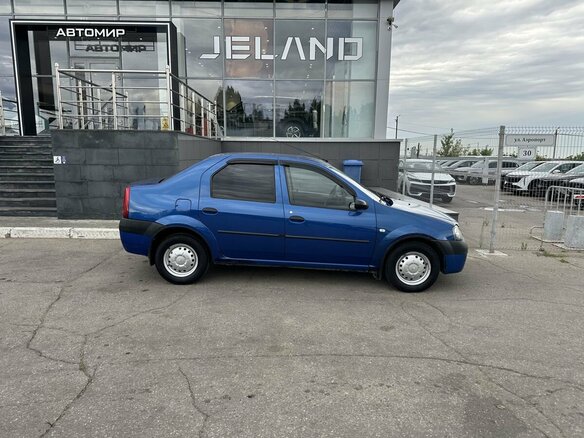2009 Renault Logan I, синий - вид 3