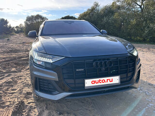 2019 Audi Q8 55 TFSI I (4M), серый, 4450000 рублей, вид 2