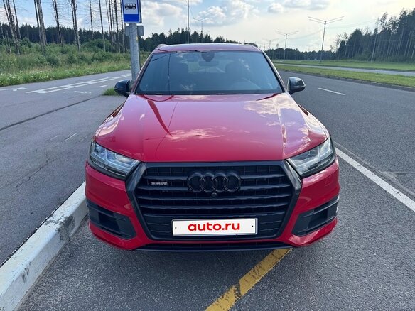 2017 Audi Q7 II (4M), красный, 4900000 рублей - вид 7