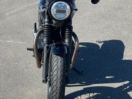 2016 Triumph Bonneville T100, чёрный, 658541 рублей, вид 2