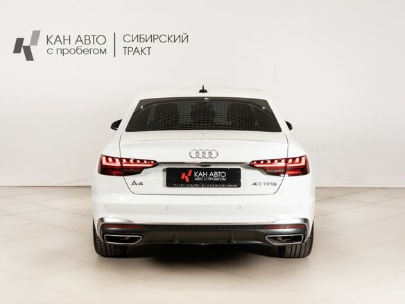 2021 Audi A4 40 TFSI V (B9) Рестайлинг, белый, 3184654 рублей - вид 3