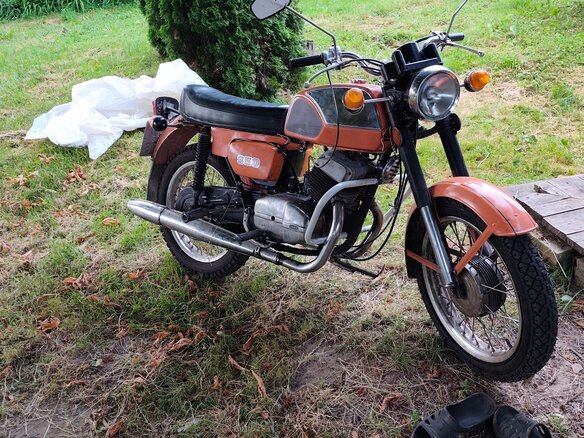 1978 CZ 350, жёлтый, 260000 рублей