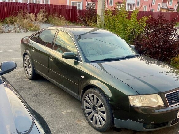 2001 Audi A6 II (C5) Рестайлинг, зелёный - вид 7