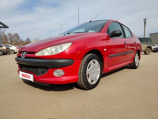 2009 Peugeot 206, красный, 299000 рублей, вид 1