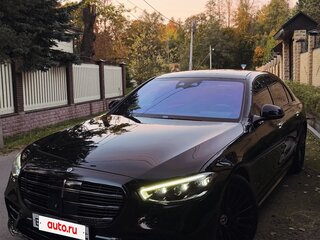 2022 Mercedes-Benz S-Класс 500 4MATIC VII (W223), чёрный, 9370000 рублей, вид 2