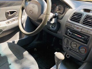 2007 Hyundai Accent ТагАЗ II, чёрный, 550000 рублей, вид 4