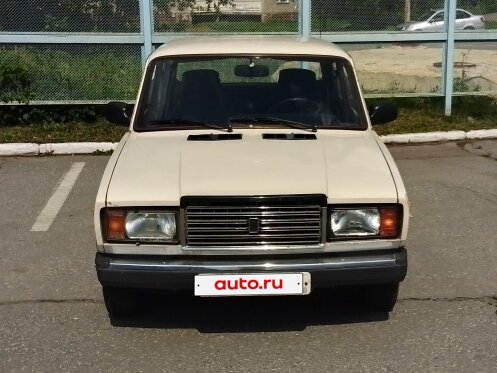 1990 Lada (ВАЗ) 2107, бежевый, 87000 рублей - вид 3