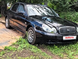 2006 Hyundai Sonata ТагАЗ IV (EF) Рестайлинг, чёрный, 389000 рублей, вид 2