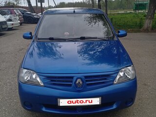 2008 Renault Logan I, синий, 360000 рублей, вид 1
