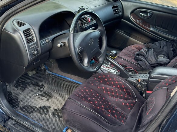 2001 Nissan Maxima V (A33), синий, 350000 рублей - вид 5
